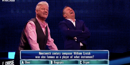 WATCH: Bradley Walsh can’t hold himself together over question on The Chase