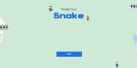 You can now play Snake on Google Maps
