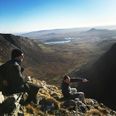 Hiking along the spectacular Maamturks in Connemara
