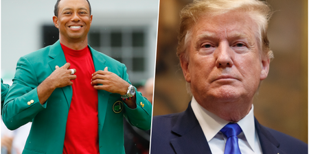 Donald Trump had to go and ruin Tiger Woods’ amazing Masters victory