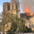 Notre-Dame Cathedral in Paris is on fire