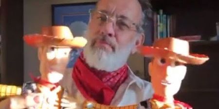 WATCH: Tom Hanks films special Toy Story short for former conjoined Irish twins