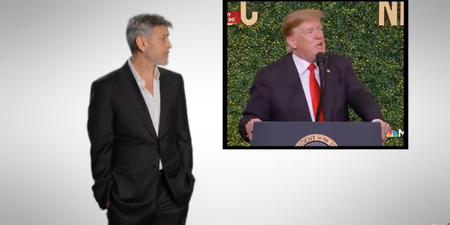 George Clooney calls Donald Trump and climate change deniers ‘dumb f***ing idiots’