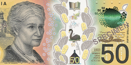 Australia prints typo on 46 million $50 notes