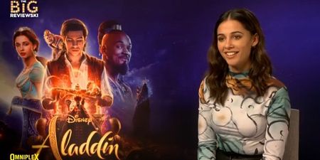 Naomi Scott’s best friend’s reaction to her being cast as Princess Jasmine is properly hilarious