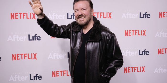 Ricky Gervais milkshake