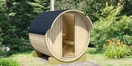 Amazon is selling a build-your-own sauna for your back garden that comfortably sits four people