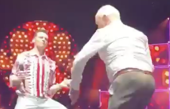 WATCH: Hugh Jackman brought an Irish dad on stage last night and fans went wild