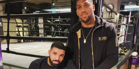 It looks like Anthony Joshua is the latest victim of the Drake Curse