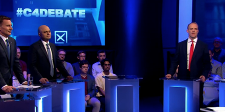 Boris Johnson fails to show up for Channel 4’s leadership debate leaving an empty lectern on stage