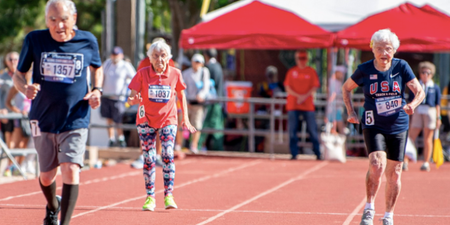 103-year-old woman sets new record for 50-metre sprint