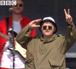 WATCH: Lewis Capaldi rips the piss out of Noel Gallagher at Glastonbury