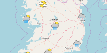 Met Éireann predicts that we’re in for a rather rotten, rain-filled day