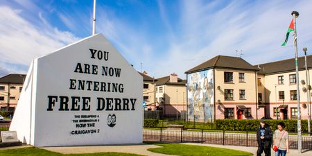 Free Derry Corner vandalised with Soldier F graffiti overnight