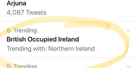 This is why the hashtag #BritishOccupiedIreland is trending on Twitter in India