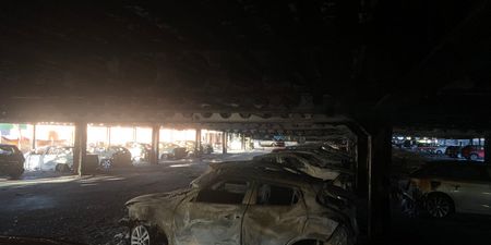 Local fire brigade share images from aftermath of car park blaze in Cork