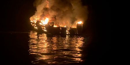 25 bodies found following boat fire in California