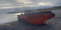 Vessel washed up near Aran Islands likely used for target practise by US Navy