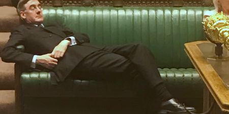 WATCH: The moment Jacob Rees-Mogg was told to “sit up” in the House of Commons