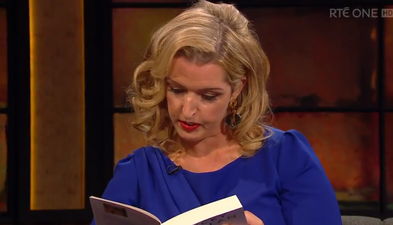 WATCH: Vicky Phelan reads moving paragraph from her new book on Late Late Show