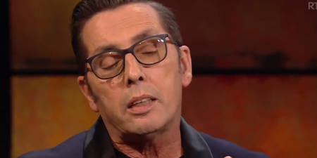 WATCH: Christy Dignam performs ‘Waltzing Matilda’ with help from Late Late Show audience