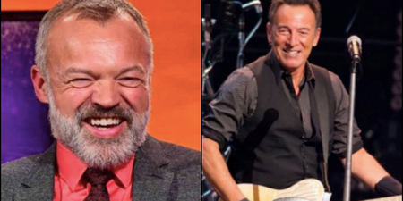 A friendly reminder that Bruce Springsteen will be on this week’s Graham Norton Show