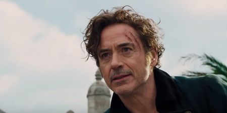 WATCH: It’s out with Iron Man and in with Doctor Dolittle for Robert Downey Jr.
