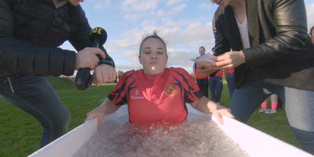 WATCH: Players from Cavan RFC give our Ice Bath Quiz a go