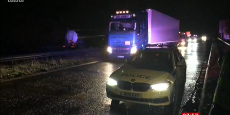 Irish man arrested after 15 people discovered in lorry in UK