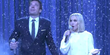 WATCH: Kristen Bell and Jimmy Fallon take us on a musical history of Disney songs
