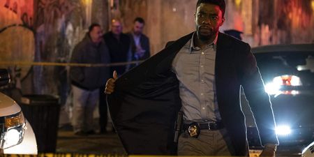 Chadwick Boseman discusses representation of police on the big screen for his new movie 21 Bridges