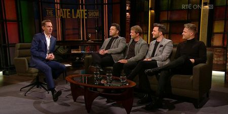 Westlife paid a lovely tribute to Gay Byrne on The Late Late Show