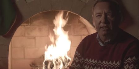 Kevin Spacey has posted another bizarre Christmas video