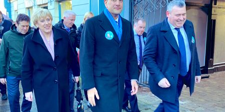 Leo Varadkar hurries away from questions about “corporations and parasite landlords” on campaign trail