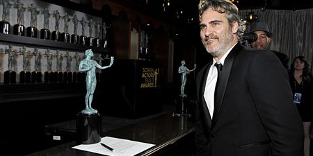 WATCH: Joaquin Phoenix pays tribute to Heath Ledger as he accepts SAG award