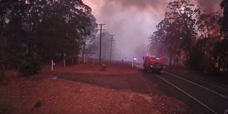 Australian fire brigade post truly scary video of a bushfire spreading wildly in just three minutes
