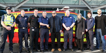 Cardiologist’s life saved thanks to the swift work of Dublin Airport’s first responders