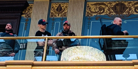 Armed protestors enter Michigan’s state capitol demanding end to Covid-19 lockdown