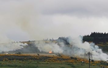 Fire brigade tackle major wildfire in Dublin Mountains overnight