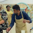 Drama in Great British Bake Off opener as contestant knocks cake out of opponent’s hands