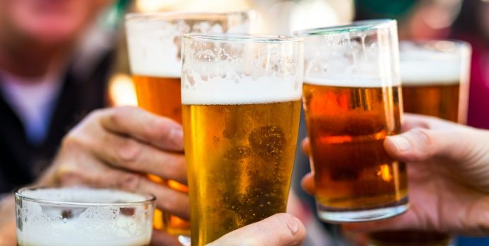 Alcohol consumption Ireland lowest 30 years