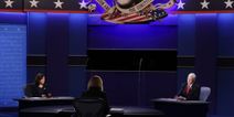 Kamala Harris tears into Trump and Pence’s Covid response in vice-presidential debate
