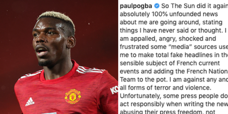 Paul Pogba releases powerful statement in response to ‘fake news’ from The Sun