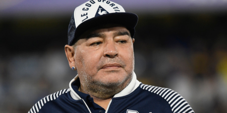 Diego Maradona being treated for alcohol dependency after leaving hospital