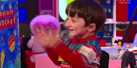 Saoirse and Adam capture the hearts of a nation on this year’s Late Late Toy Show