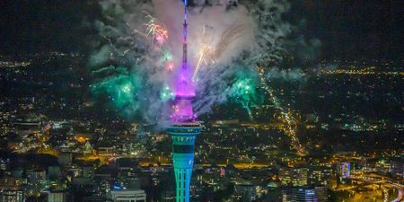 Crowds in Covid-free New Zealand welcome 2021 with giant public fireworks display