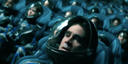 WATCH: Colin Farrell is in deep trouble in deep space in the first trailer for Voyagers