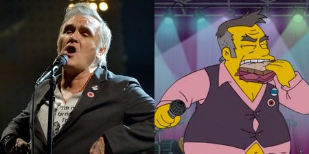 Morrissey calls The Simpsons “racist” after showing him with his “belly hanging out”