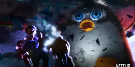 The story behind the Giant Evil Furby in The Mitchells vs. The Machines