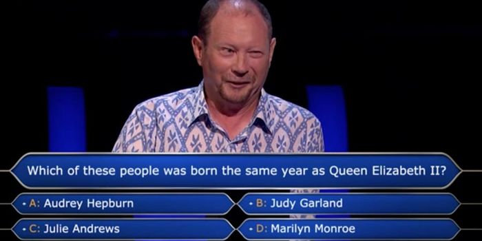 Davyth Fear Who wants to be a millionaire questions